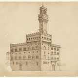 Sketch of Palazzo Vecchio, Florence